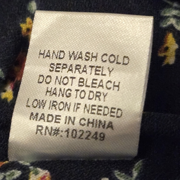 Skies Are Blue Stitch Fix Women's Floral Lined Navy Blue Blazer Size 1X NWT - Picture 11 of 11